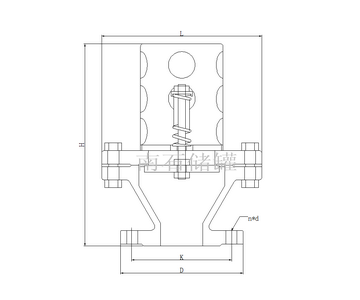真空負壓安全閥結構圖